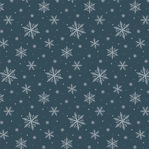 Carta Bella - Winter Wonderland - Winter Day Flakes - 12x12 Patterned Paper