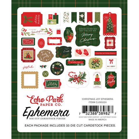 Echo Park - Christmas Joy - Ephemera