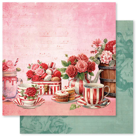 Paper Rose Studio - Candy Treats - 12x12 Single Sheets / D