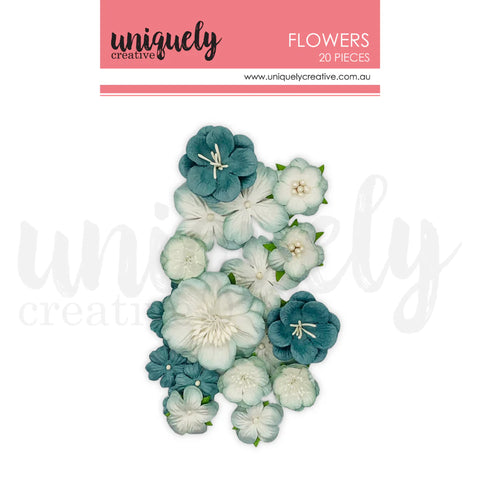 Uniquely Creative Flowers / Dusty Teal