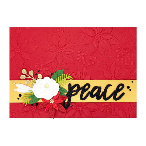 Spellbinders - Scenic Poinsettias 3D Folder