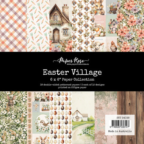 Paper Rose Studio - Easter Village - 6x6 Paper Pack