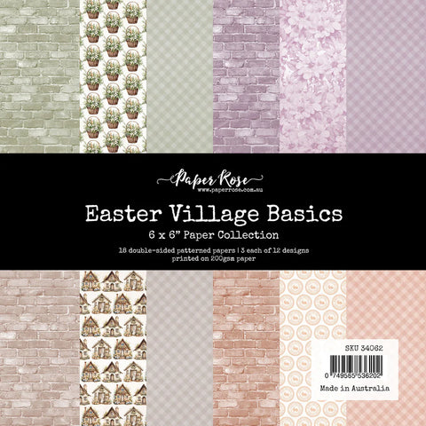 Paper Rose Studio - Easter Village - Basic 6x6 Paper Pack