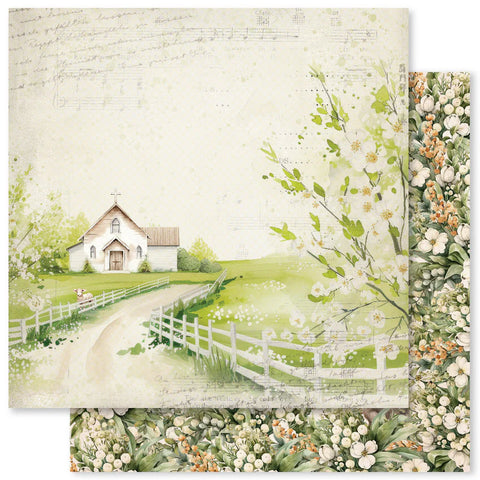 Paper Rose Studio - Easter Village - 12x12Single Sheets / E