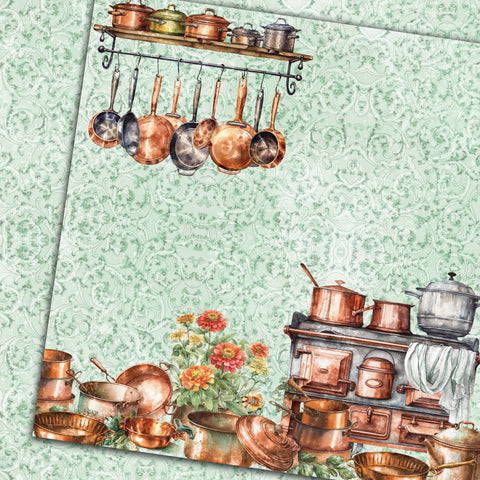 Country Craft Creations - Kitchen Memories - 8x8 28 Sheet Collection Pack