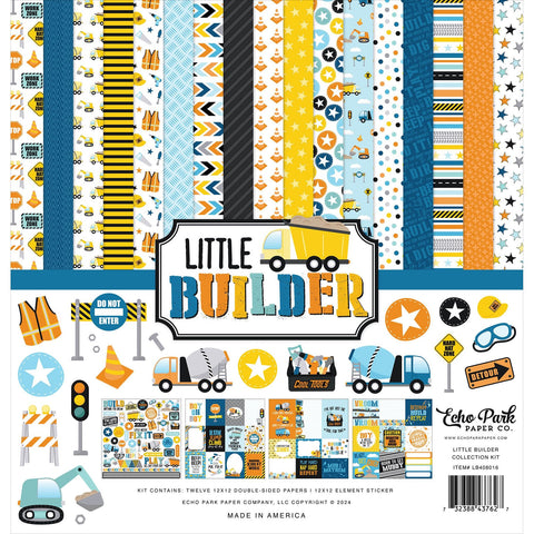 Echo Park - Little Builder - 12x12 Collection Kit