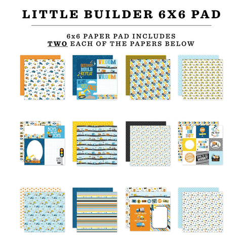 Echo Park - Little Builder - 6x6 Paper Pad