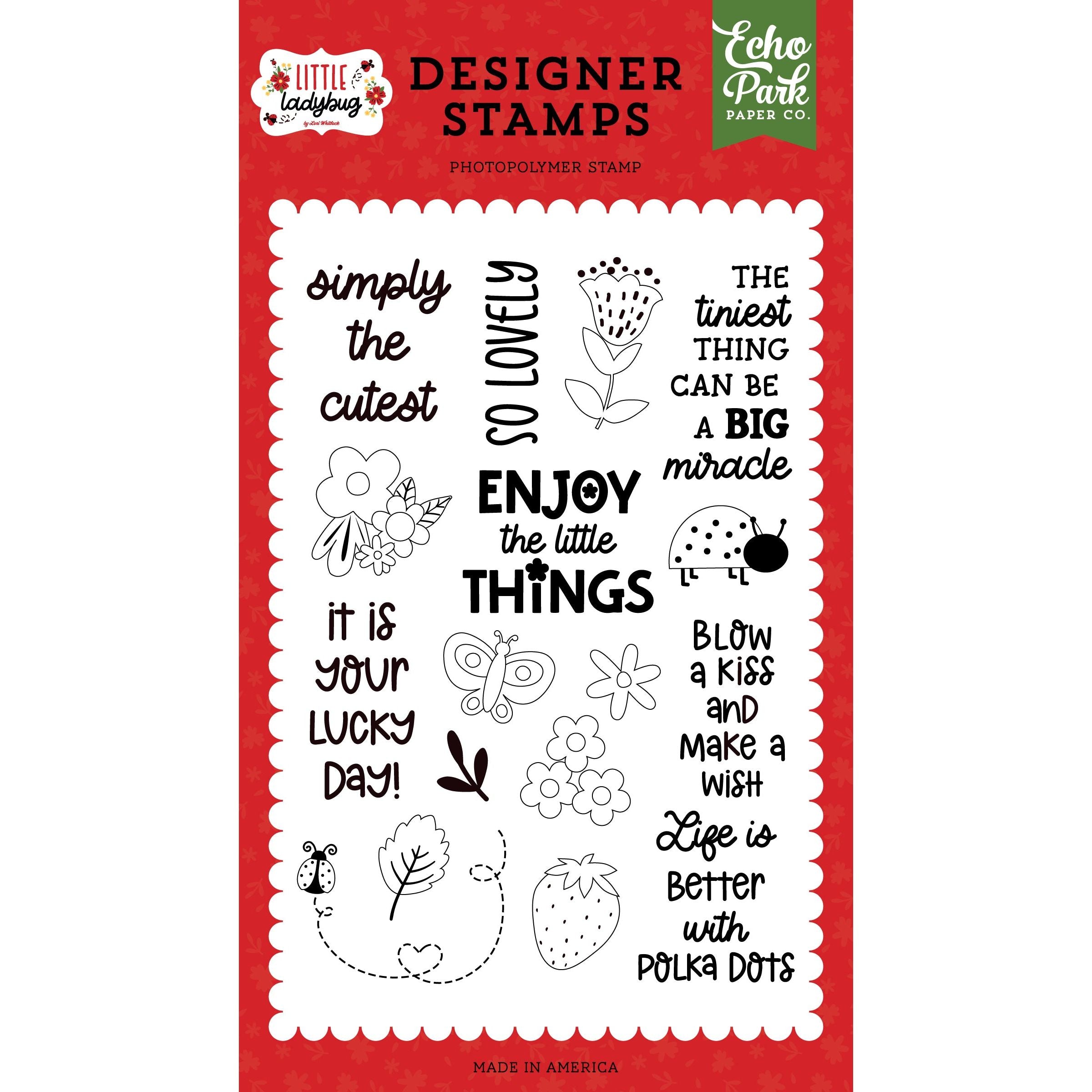 Designer Stamps: Post Card 4x6 Stamp - Echo Park Paper Co.