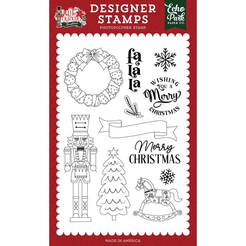 Echo Park - Nutcracker Christmas- Nutcracker Stamp Set