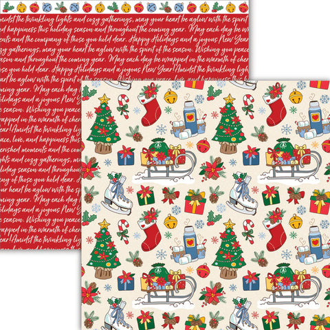 Dare 2B Artzy Single Sheet Christmas Magic 12x12 Single Sheet