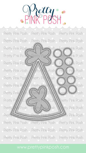 Pretty Pink Posh - Party Hat Shaker Dies