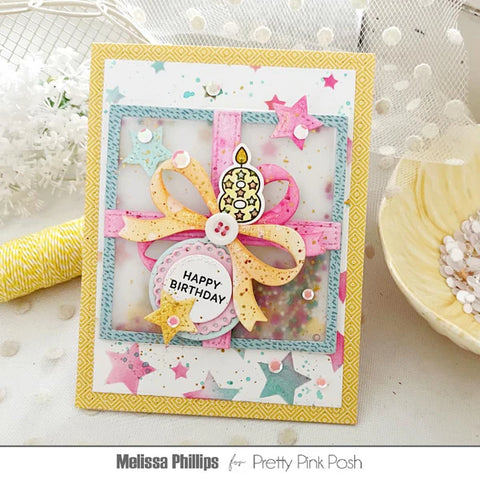 Pretty Pink Posh - Present Shaker Dies