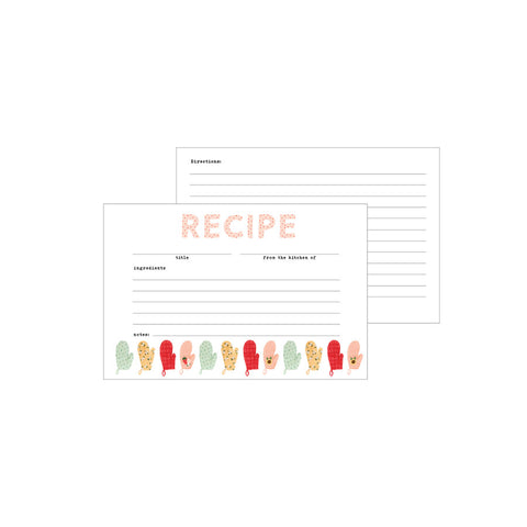 Carta Bella - Recipe Cards - Homemade Recipe Cards