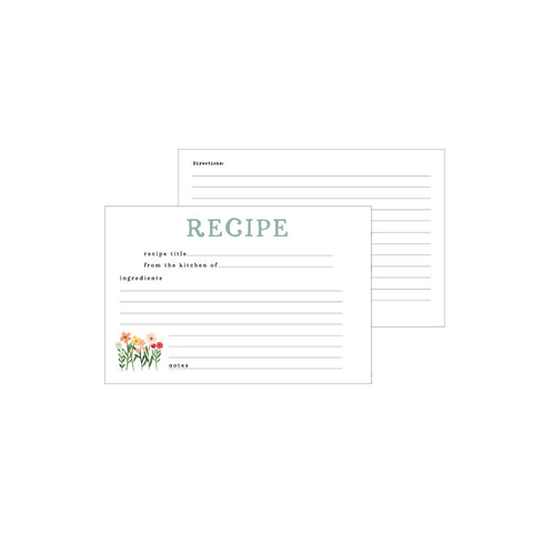 Carta Bella - Recipe Cards - Homemade Recipe Cards