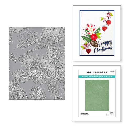 Spellbinders - Forevergreen Embossing Folder