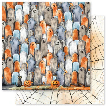 Paper Rose - Spooky Halloween - 12x12 Single Sheets / F