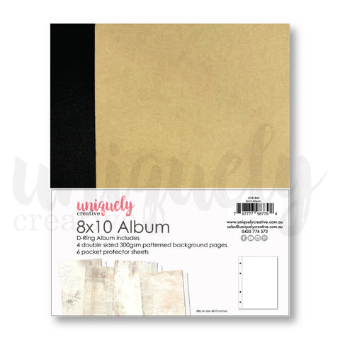 Uniquely Creative Album / 8" x 10" D Ring Scrapbooking Album