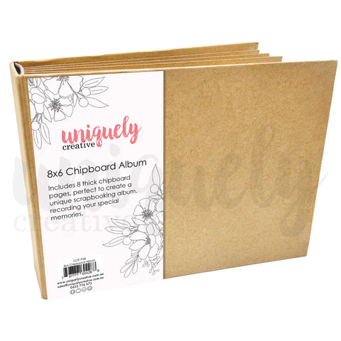 Uniquely Creative Album / 8" x 6" Chipboard Scrapbooking Album