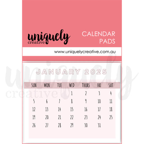 Uniquely Creative 2025 Calendar Pads