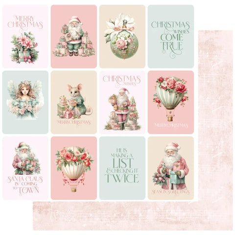 Uniquely Creative Christmas Wishes / 12 x 12 Single Sheet / Checking It Twice Paper