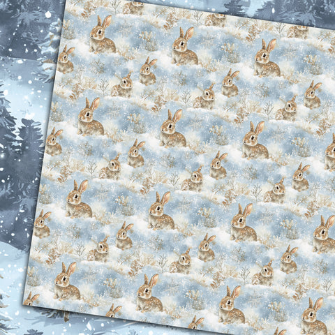 Country Craft Creations - Winter Magic - 8x8 - 28 Sheets - Cotton Bristol