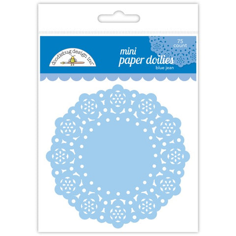 Doodlebug - Paper Doilies - Mini - Blue Jean / 4603