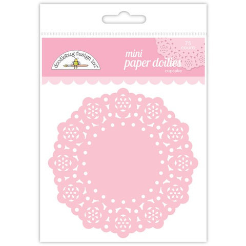 Doodlebug - Paper Doilies - Mini - Cupcake / 4596