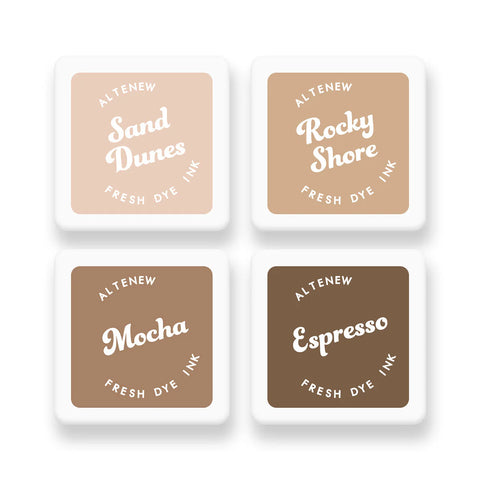 Altenew - Coffee Break Fresh Dye Ink Mini Cube Set