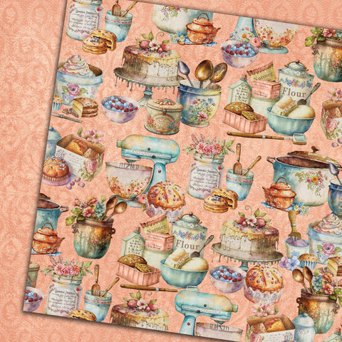 Country Craft Creations - Kitchen Memories - 8x8 28 Sheet Collection Pack