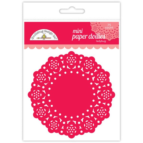 Doodlebug - Paper Doilies - Mini - Ladybug / 4598