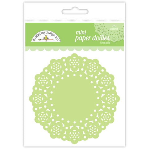 Doodlebug - Paper Doilies - Mini - Limeade / 4601