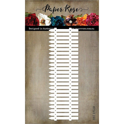 Paper Rose - Metal Cutting Die - Picket Fence / 17556