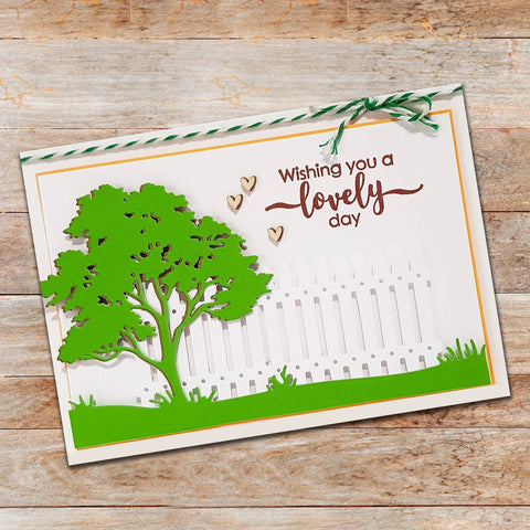 Paper Rose - Metal Cutting Die - Picket Fence / 17556