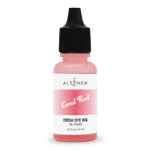 Altenew - Deco Garden Fresh Dye Ink - Re Inker / Coral Red