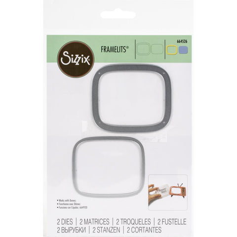 Sizzix - Framelits Dies / Rounded Square