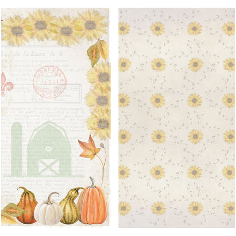 Country Craft Creations - Plaid Pumpkin Patch - 8x8 - 31 Sheets - Cotton Bristol