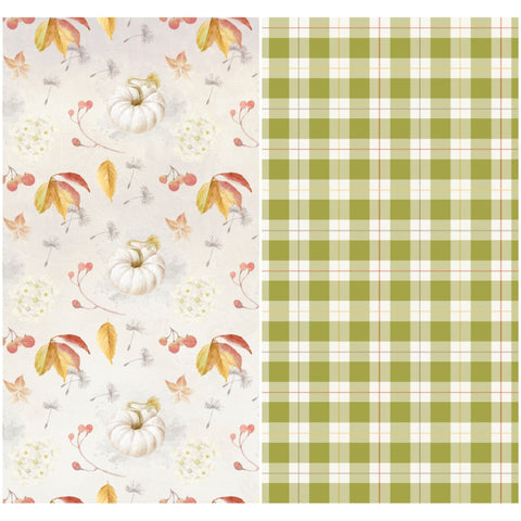 Country Craft Creations - Plaid Pumpkin Patch - 8x8 - 31 Sheets - Cotton Bristol