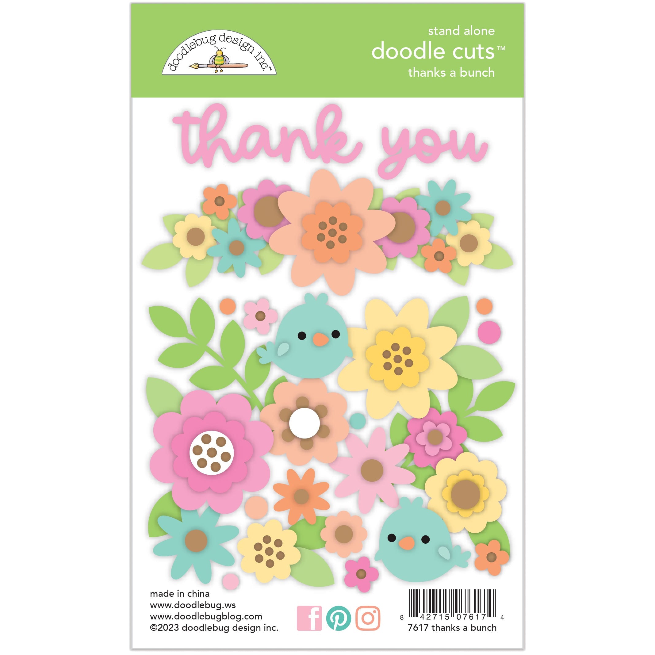 Doodlebug Clear Doodle Stamps-Pretty Kitty
