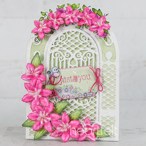 Heartfelt Creations - Clematis - Cling Stamp 3954**