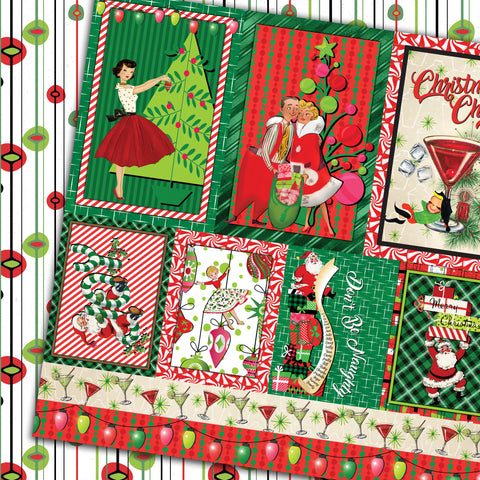 Country Craft Creations - Christmas Cheer - 12x12 - 28 sheets  - Cotton Bristol