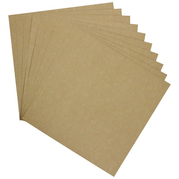 Heartfelt Creations - Paper Pak of 10 - 12x12 KRAFT Cardstock ...